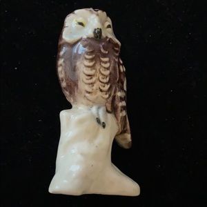 Goebel majestic brown and white owl figurine